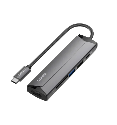 LDNIO DS-56H USB-C 5 In 1 Multi unction Docking Station