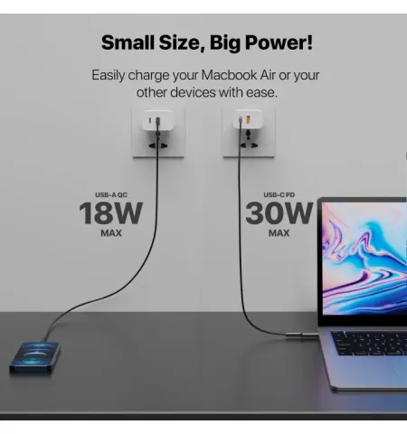 Fantech CWQ201 30w Wall Charger EU