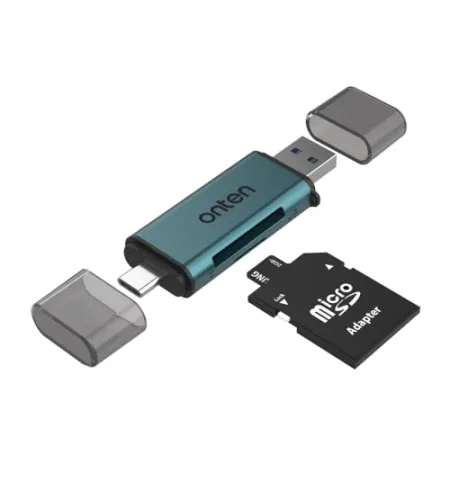 Onten CR532 2 in 1 USB-A/USB-C To SD2.0 / TF2.0 USB Card Reader