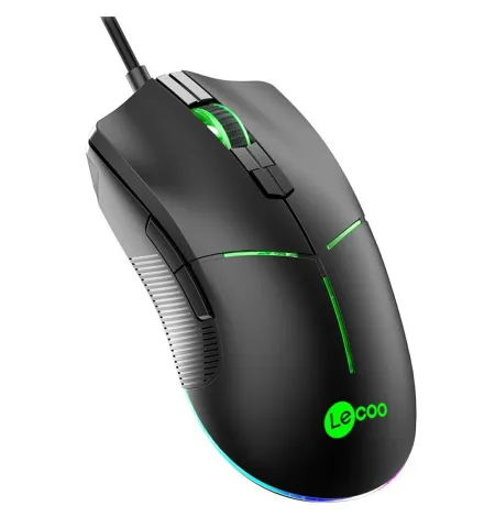 LENOVO LECOO MS109 RGB Light USB Wired Mouse Desktop Computer Laptop Gaming Mice