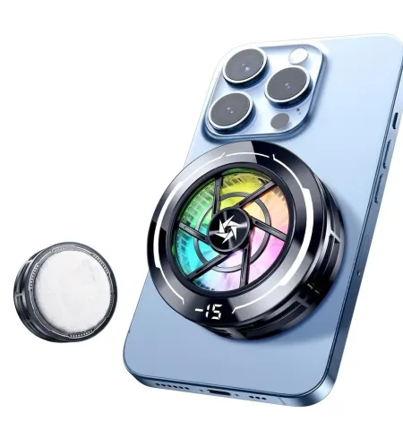 SL70 Magnetic Intelligent Temperature Display Semiconductor Radiator Mobile Phone Cooler