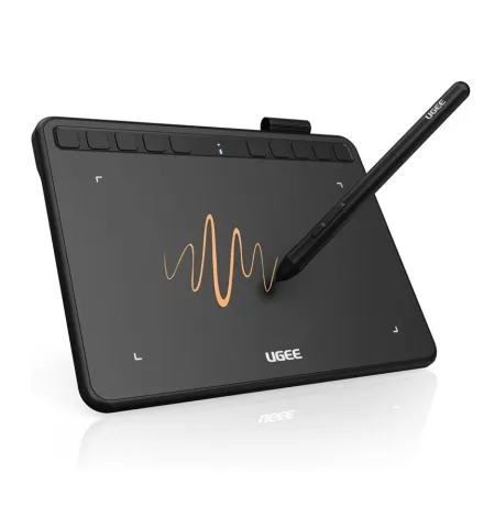 UGEE S640 Graphic Drawing Tablet With Battery-Free Stylus And 10 Express Keys