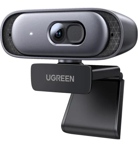 UGREEN 2K Webcam 1080P 60FPS USB Web Cam with Dual Microphone, Auto Focus & Automatic Light Correction