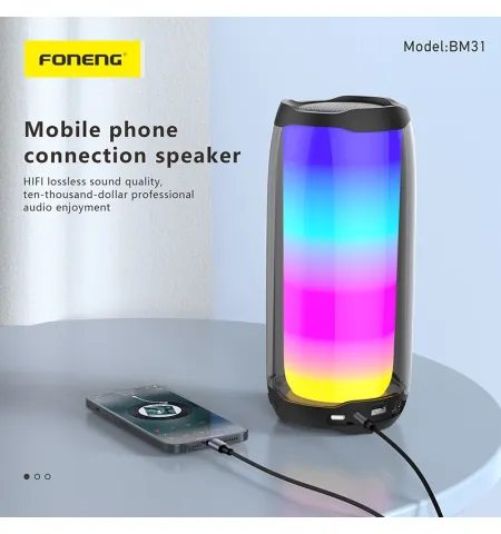 Foneng BM31 Metal Type C To 3.5mm AUX Audio Cable