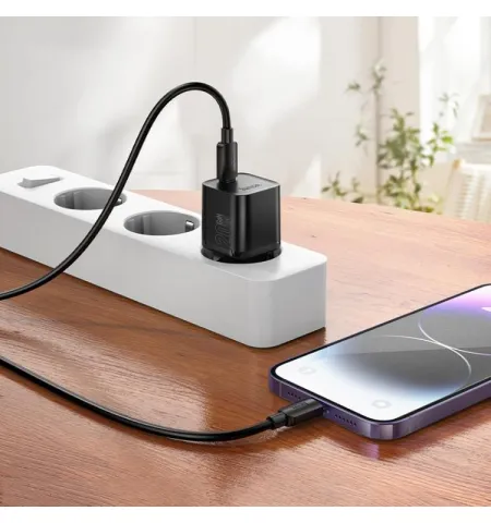 HOCO N64 GaN PD20W Type-C Single-Port Charger With 1m Type-C To 8-Pin Cable