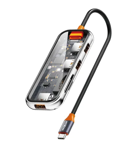 Moxom LX-HB801 5 In 1 Type C 3.0 Portable Hub For Laptops