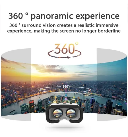 Shinecon G05 3D VR Headset Glasses Adjustable VR Glasses for 4.7-6.3inches Smartphone