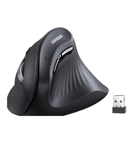 UGREEN MU008 Ergonomic Vertical Wireless Mouse Bluetooth + 2.4GHz Dual-Mode