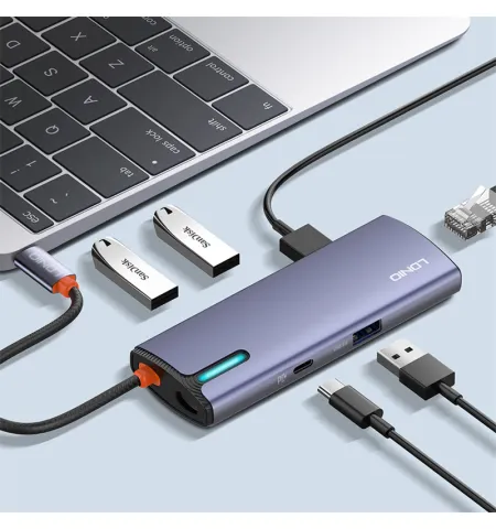 LDNIO DS-16U Type C Docking Station 6 in 1 To USB PD Power USB 3.1 Multi Port Usb C Hub