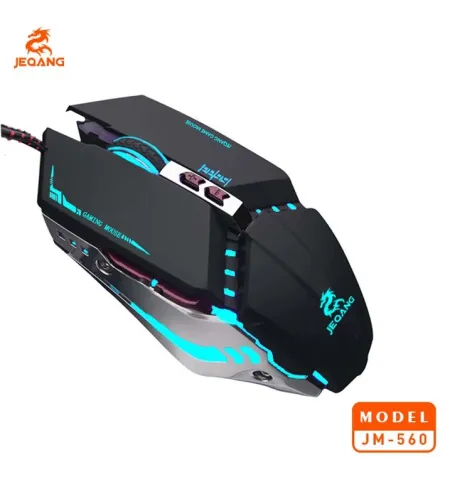 JEQANG JM560 7D Wired Gaming Mouse With RGB Breathing Lights