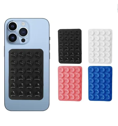 Silicone Suction Cup Phone Case Mount Double-Sided Hands Free Sticky Grip