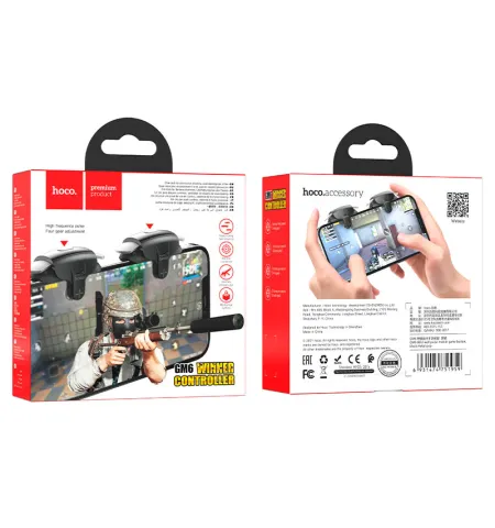 HOCO GM6 Mobile Gaming Controller With 50 mAh Battery 4 Level Speed Adjustment No Delay Instant Rebound