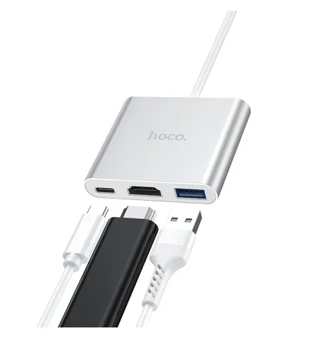Hoco HB14 Type C Hub USB3.0 + HDMI + PD