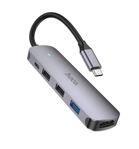 HOCO HB27 Type C Hub HDTV + USB3.0 + USB2.0*2 + PD