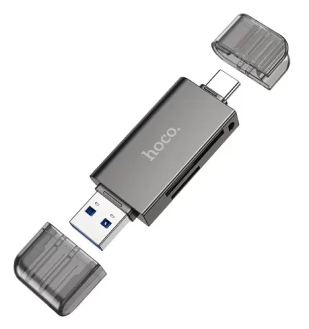 Hoco HB39 Card Reader USB Type C 3.0 High Speed Zinc Alloy Memory Cardreader