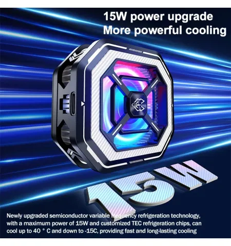 HL01 Semiconductor Magnetic Back Clip Mobile Cooler