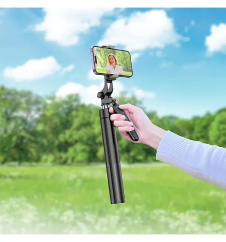 Hoco K19 Soul 1.57m Live Broadcast Tripod & Selfie Stick With Detachable Bluetooth Remote
