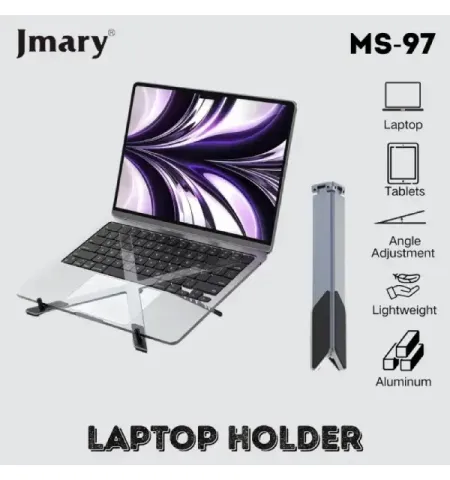 Jmary MS97 Aluminum Foldable Laptop & Tablet Holder Stand