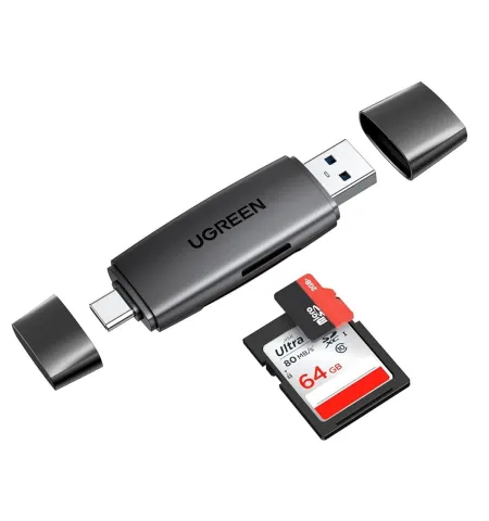 UGREEN CM304 High-Speed USB-C/USB TF and SD Card Reader