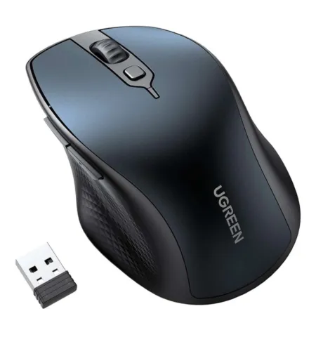 UGREEN MU101 Ergonomic Wireless Bluetooth Mouse Dual Connectivity And 4000 DPI