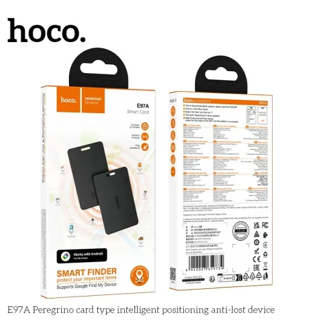 HOCO E97A Wireless Charging Smart Tracker Card For Android Google Find My Device Compatible