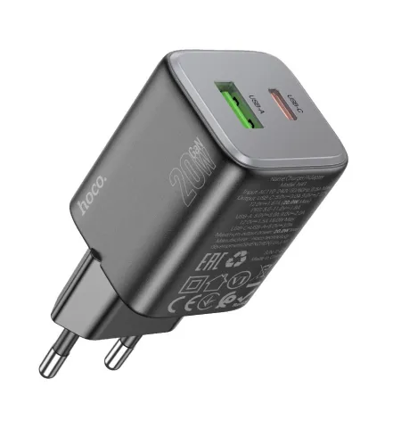 HOCO N41 Almighty GaN PD20W + QC3.0 Wall Charger