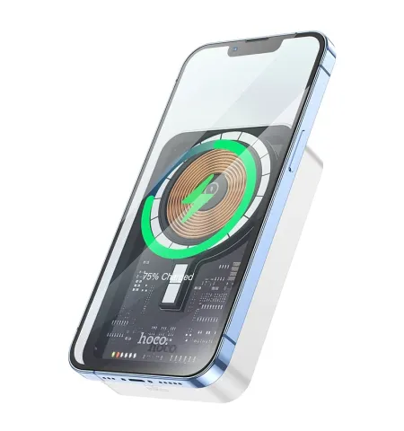 Hoco Q10A 10000 MAH Transparent Discovery Edition MagSafe Magnetic Fast Charging Power Bank
