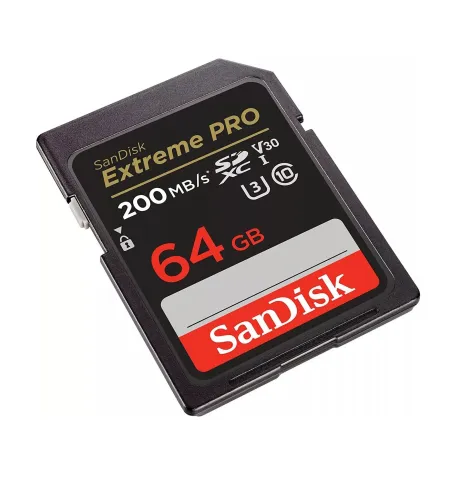 SanDisk Extreme PRO 64GB UHS-I U3 SDXC 200MB/s 4K Memory Card