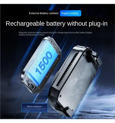 SL14 Mobile Phone Cooler With Battery 3 Gear Adjustable