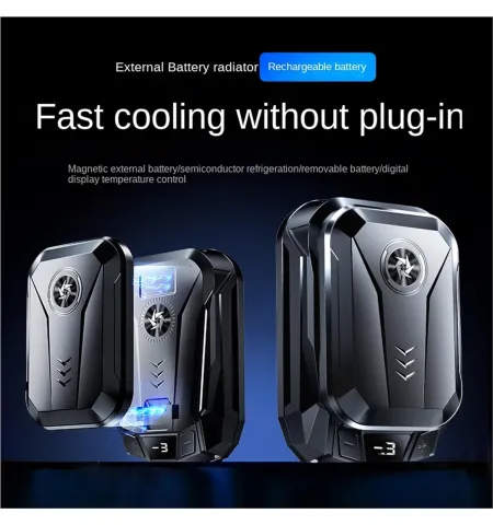 SL14 Mobile Phone Cooler With Battery 3 Gear Adjustable