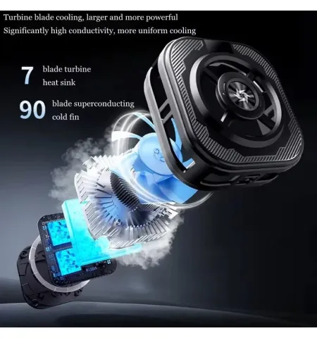 SL39 Fast Ultra Cooling Magnetic Mobile Cooler
