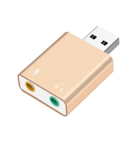 USB Mini Sound Card External Audio Adapter Interface Converter