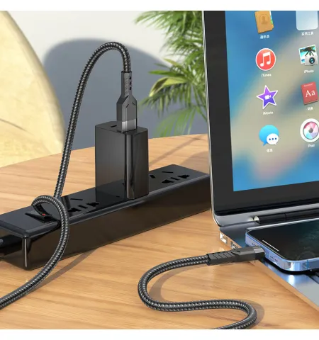 Hoco U110 USB To Lightning Charging Data Sync Data Cable