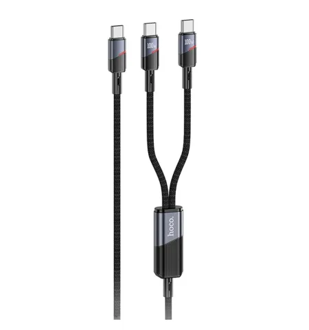 Hoco U139 Type-C To Type-C/Type-C 100W Data Cable 1.2m