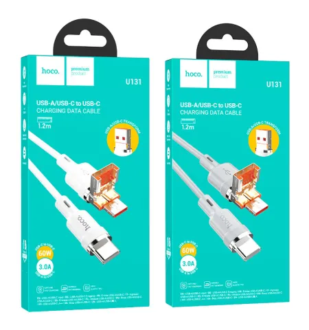 Hoco U131 PD 60W Cable USB / Type-C To Type-C