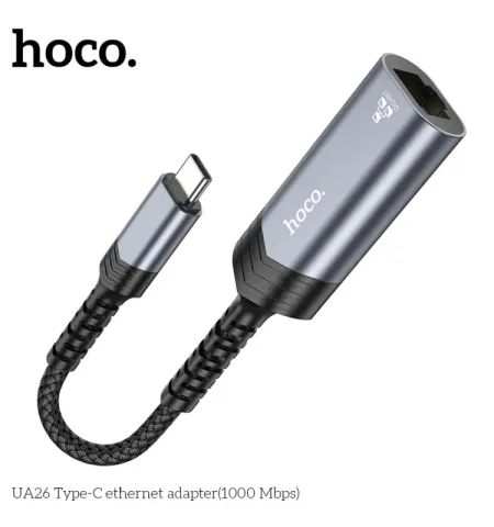 UA26 Type C Ethernet Adapter (1000 Mbps)