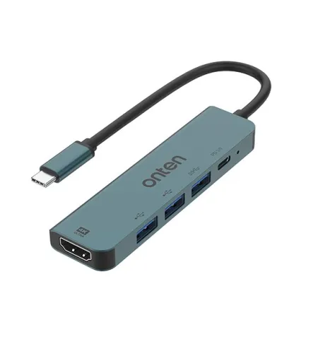 Onten UC907 USB-C Multi Function 5 In 1 Docking Station