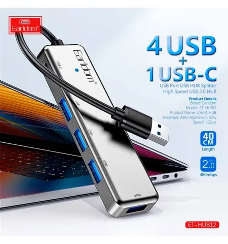 Earldom ET-HUB12 5 Port USB Hub