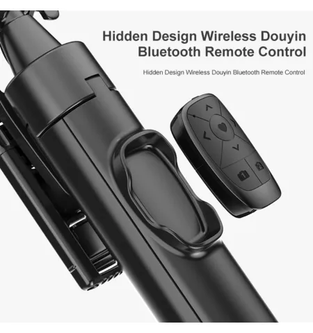 A36 1.6m Extendable Selfie Stick Mobile Stand Tripod With Bluetooth Remote