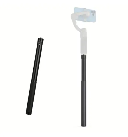 Aluminum Alloy Telescopic Extension Pole 1/4″ Universal Selfie Stick For Gimbals & Action Cameras