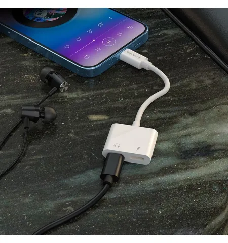 Borofone BV11 Audio Converter For Lightning To Dual Lightning