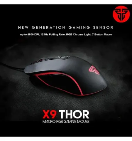 Fantech X9 Thor 4800 DPI Programmable RGB Gaming Mouse