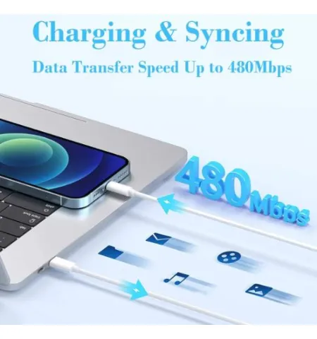 CMS iPhone 20W USB C Lightning Fast Charger With Cable