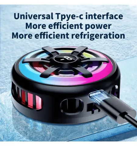 DY28 Magnetic Mobile Phone Cooler RGB Lights