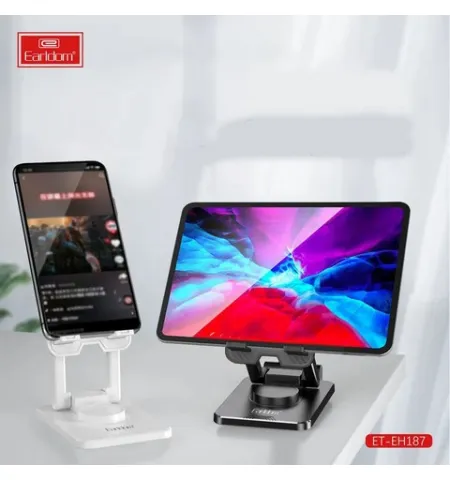 Earldom EH187 Universal Desktop Mobile Holder Folding Stand 360⁰ Degree