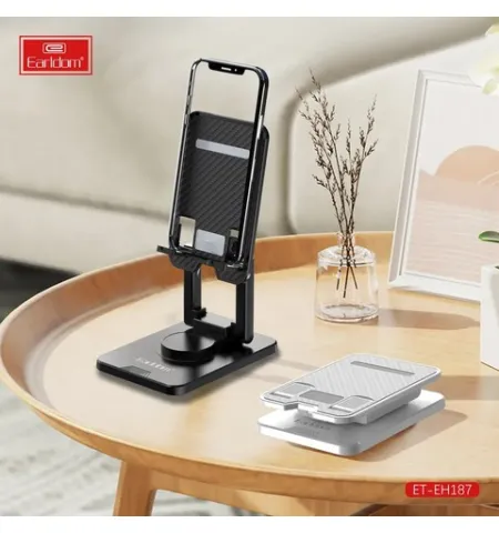 Earldom EH187 Universal Desktop Mobile Holder Folding Stand 360⁰ Degree