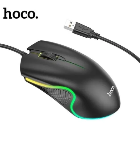 Hoco GM19 LED Flashing Gamer Wired Mouse