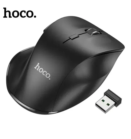 Hoco GM24 Wireless Mouse Dual Mode Bluetooth 2.4gHz USB Side Buttons Wireless Mouse