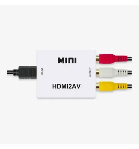 HDMI To AV Converter 1080p With 5V Usb Power RCA Video & LR Audio Out