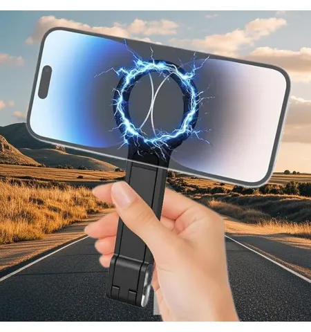 360° Magnetic Aluminum Portable Travel Tripod & Vlog Mobile Stand